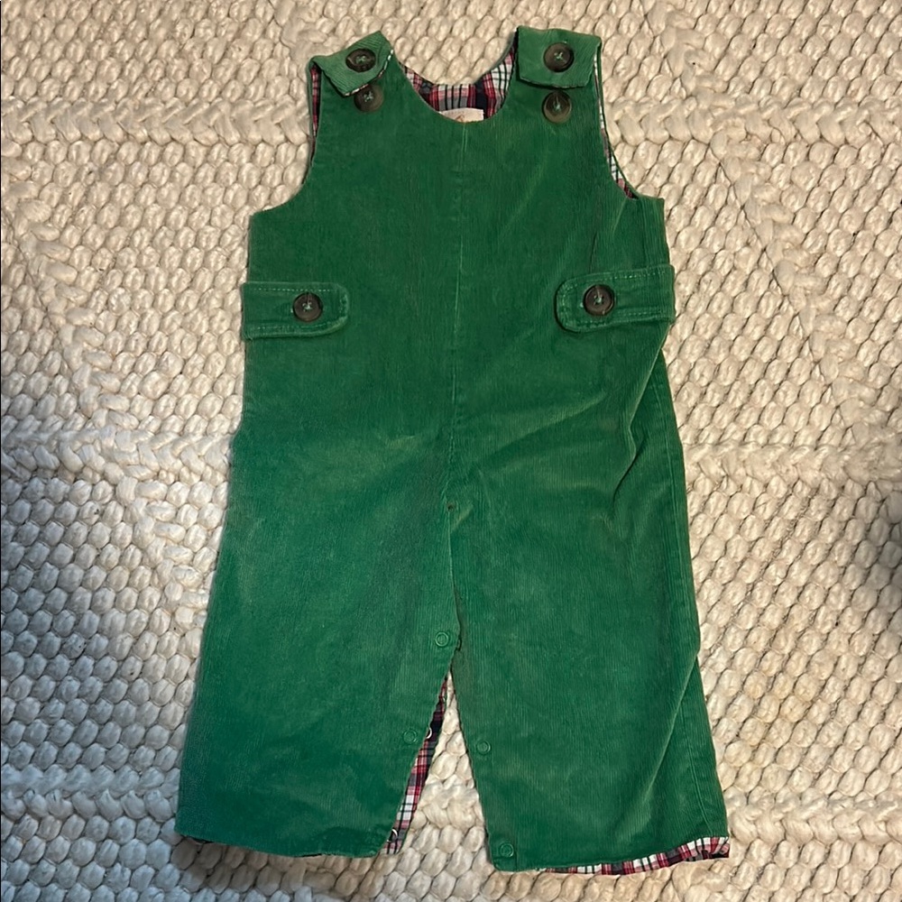 The Beaufort Bonnet Company Green Corduroy Overalls